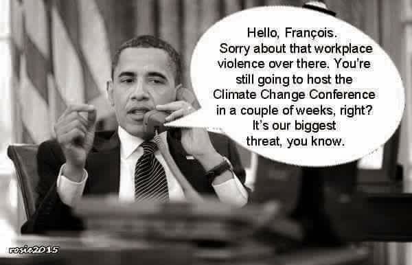 obama paris attacks climate change