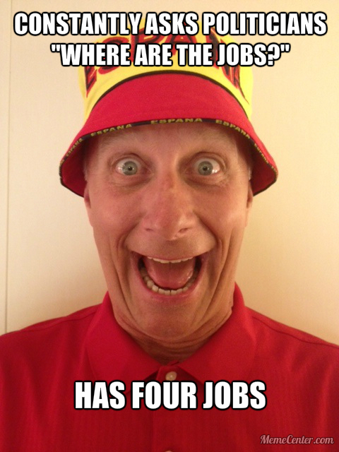 terry has four jobs 400